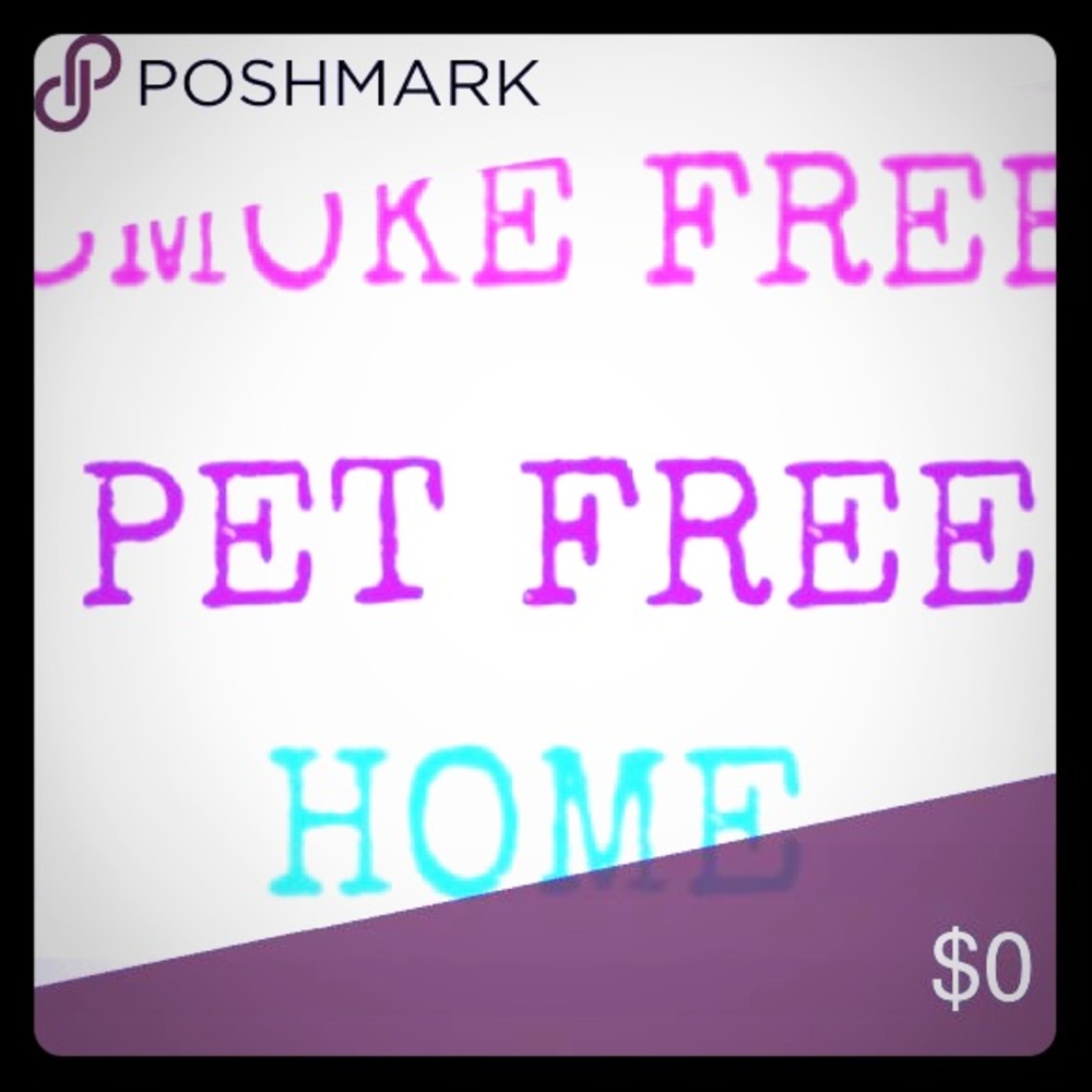 All items are from a smoke and pet free home 🏡 ☺️